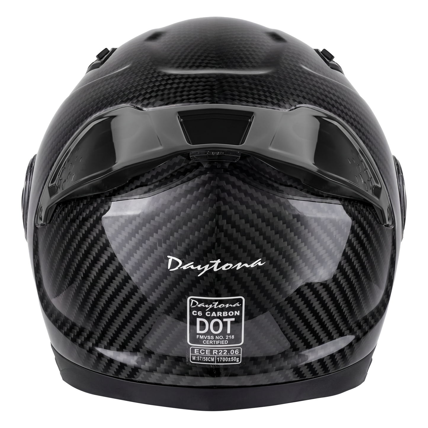 D.O.T. & ECE Daytona C6- Grey Carbon Fiber