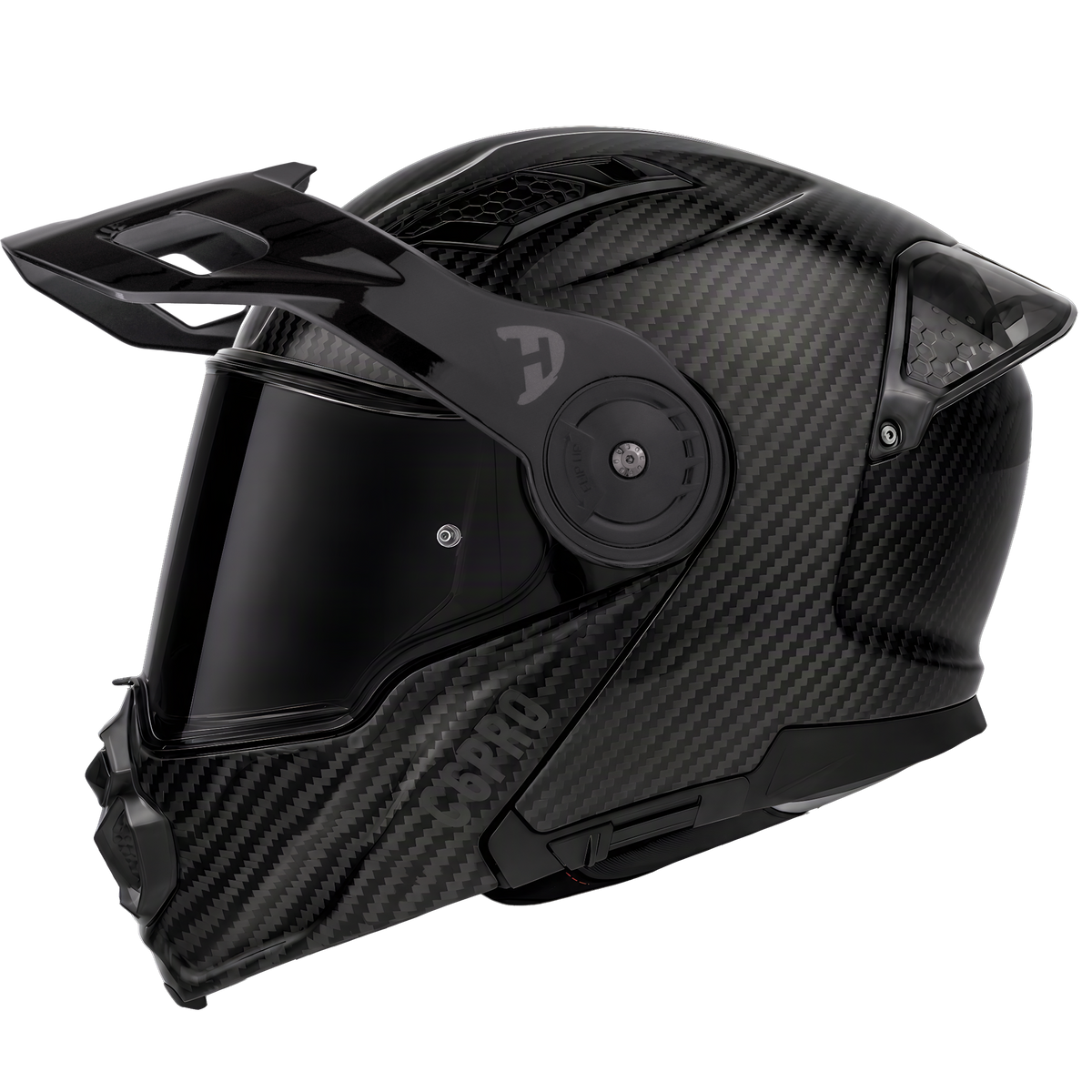 D.O.T. & ECE Daytona C6 PRO- Grey Carbon Fiber