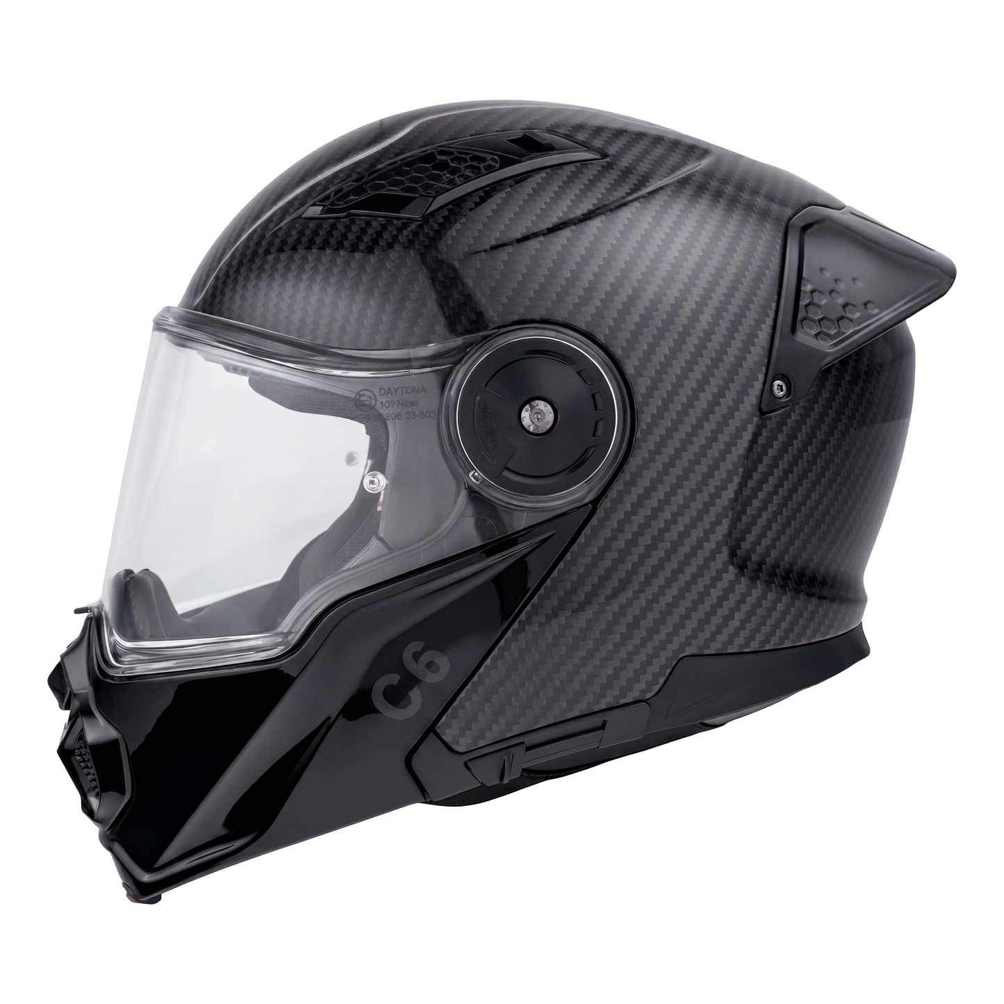 D.O.T. & ECE Daytona C6- Grey Carbon Fiber