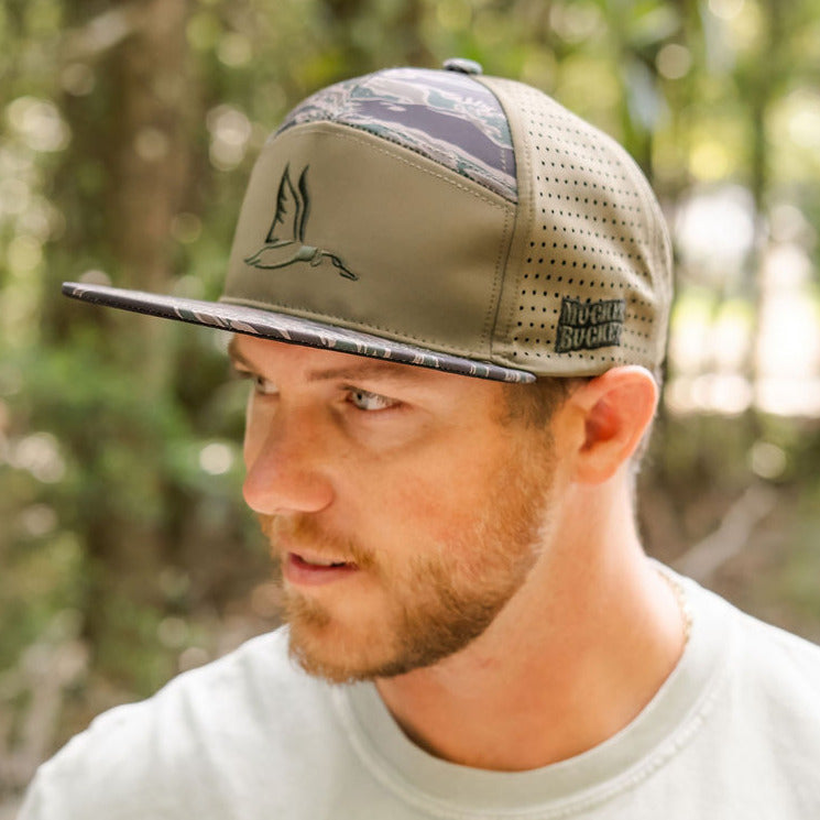 Flock King Tiger Stripe Camo Bucket