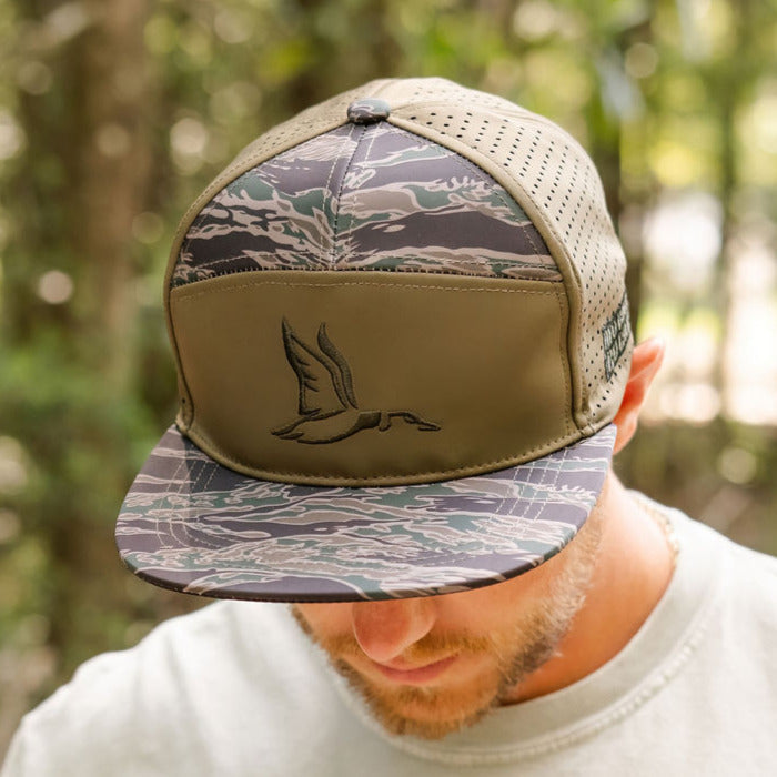 Flock King Tiger Stripe Camo Bucket