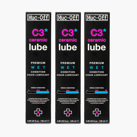 3 x C3 Wet Weather Lube - 4.1 fl oz