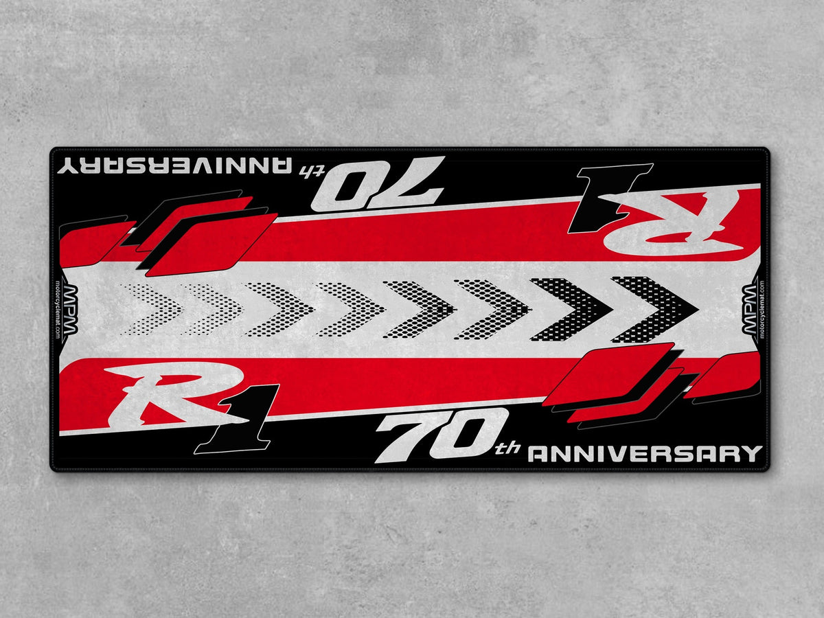 MPM Motorcycle Mat for Yamaha R1 70th Anniversary - U1405