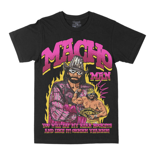 Macho Man "Rear Rockets" Graphic Tee
