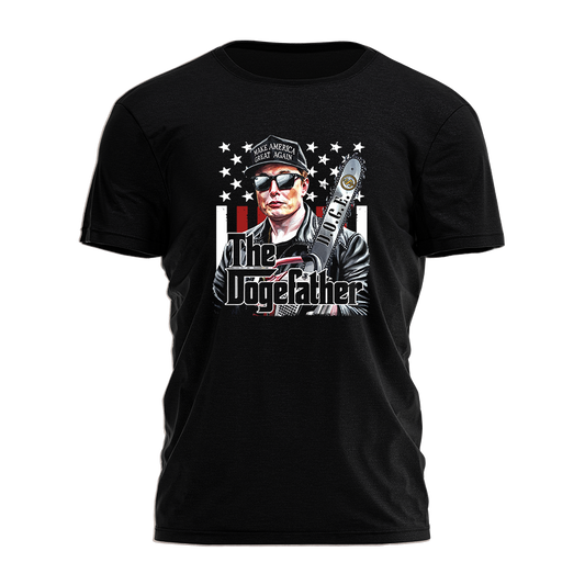 DogeFather Dark Tee - 3659