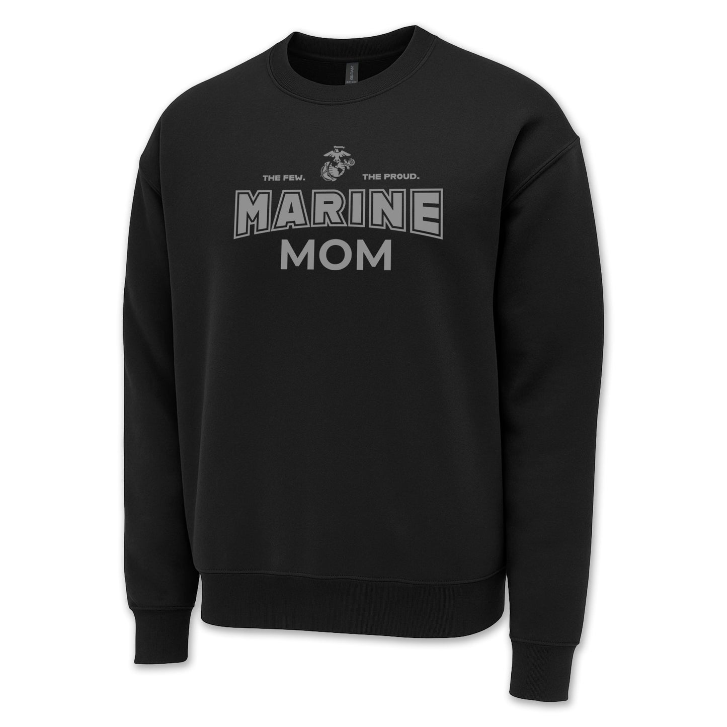 Marines Mom Crewneck (Black)