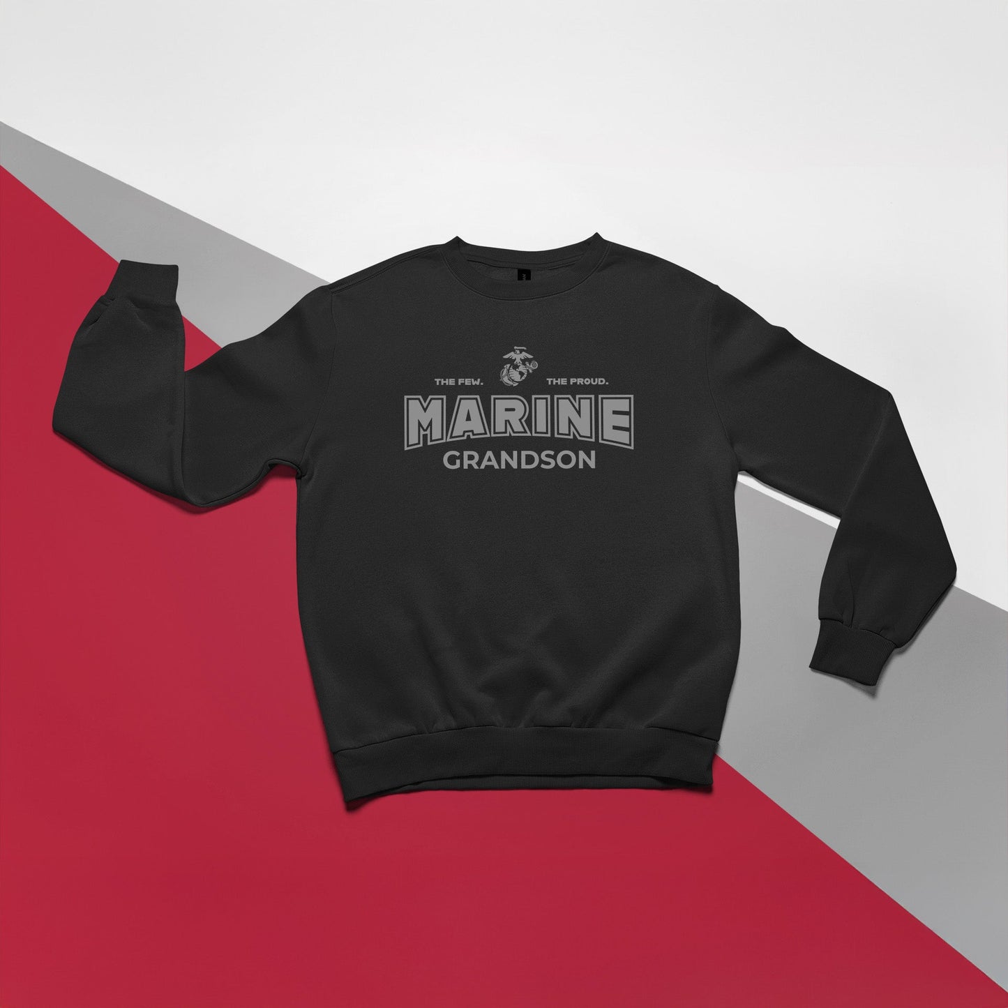Marines Grandson Crewneck (Black)
