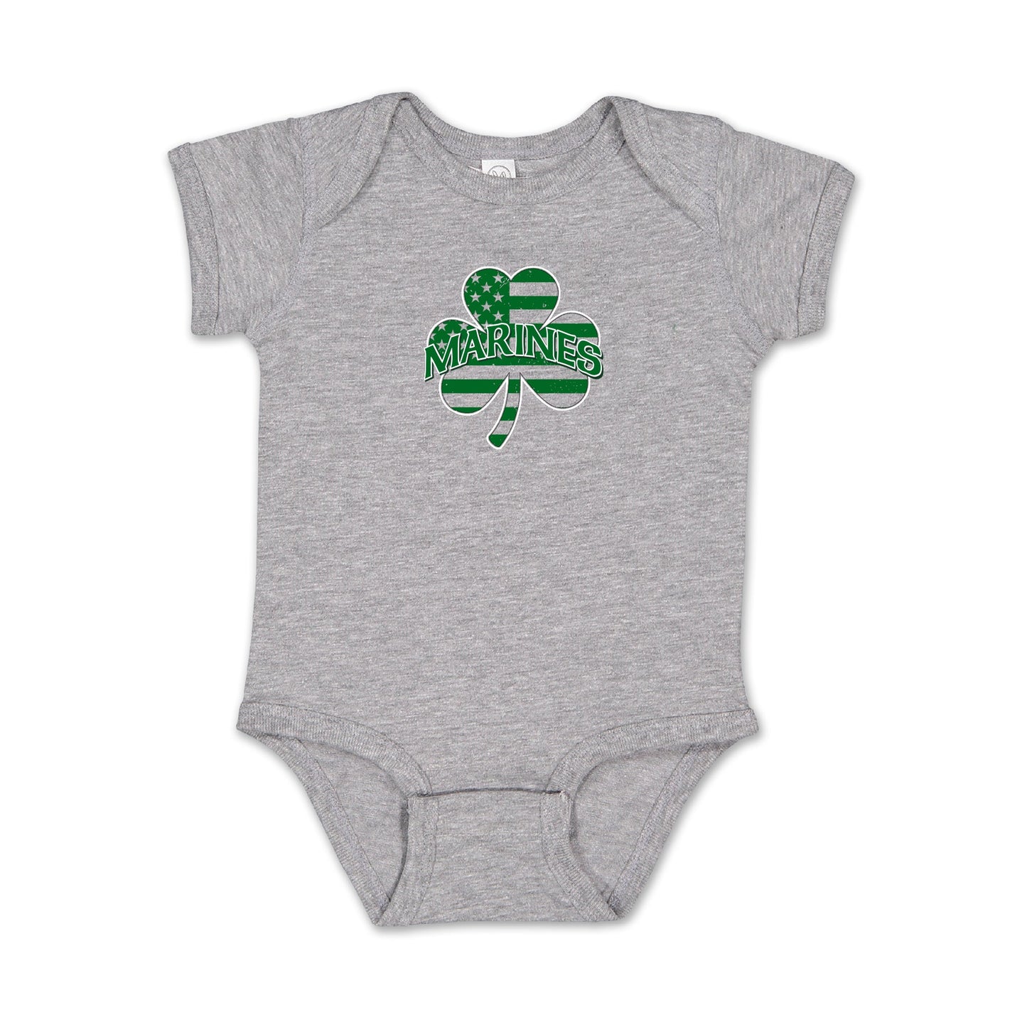 Marines Shamrock Infant Romper