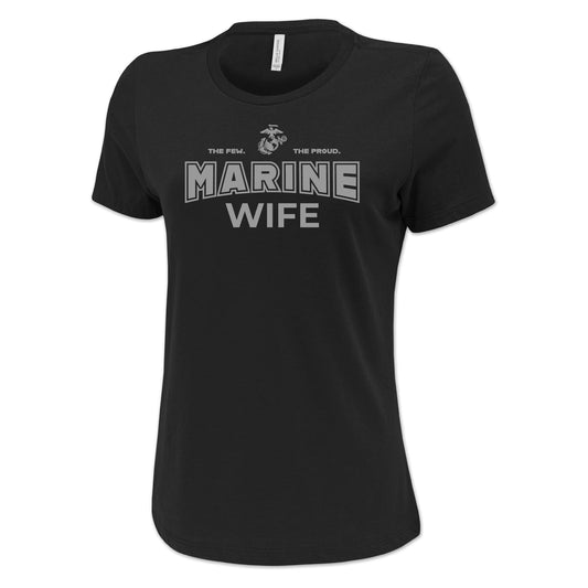 Marines Wife Women's T-Shirt (Black)