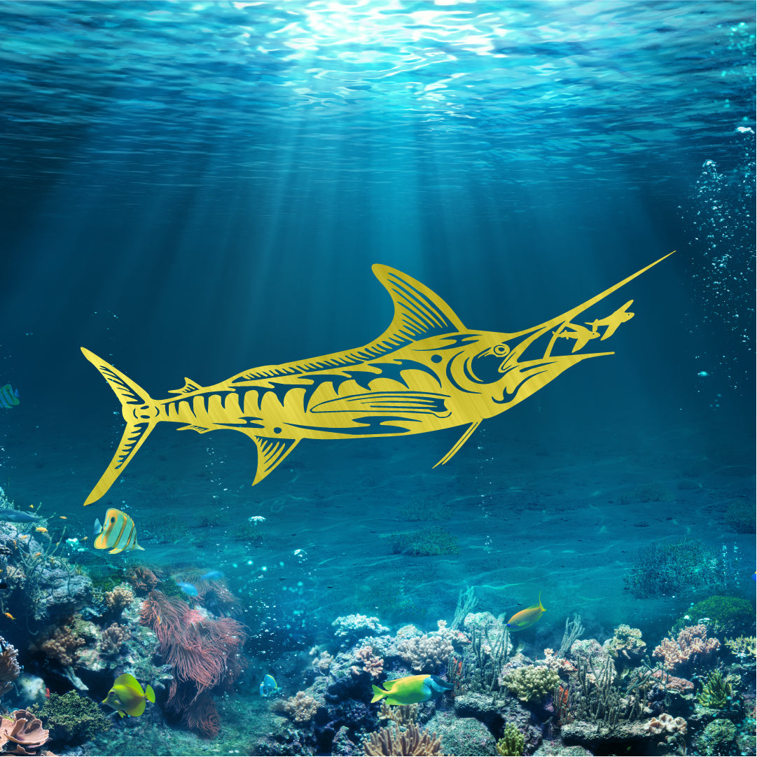 Marlin Chasing Bait