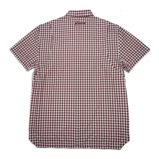 Short Sleeve Patterned Lifestyle Button Down w/ REPEL-X
