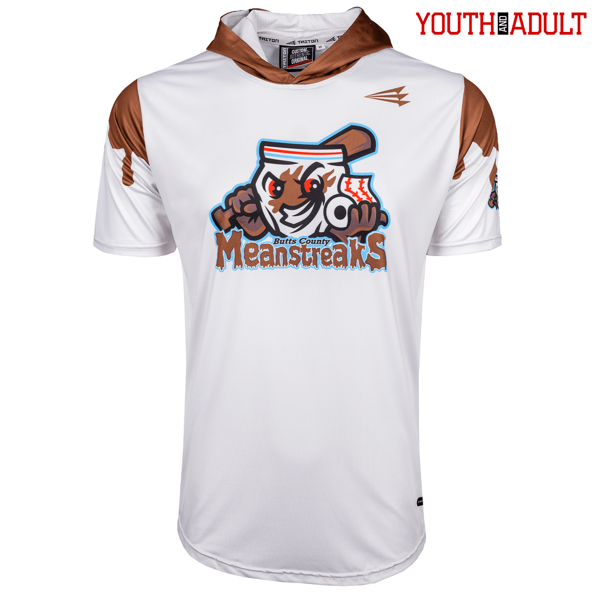 Butts County Meanstreaks Baseball HyperMAX Short Sleeve Hoodie