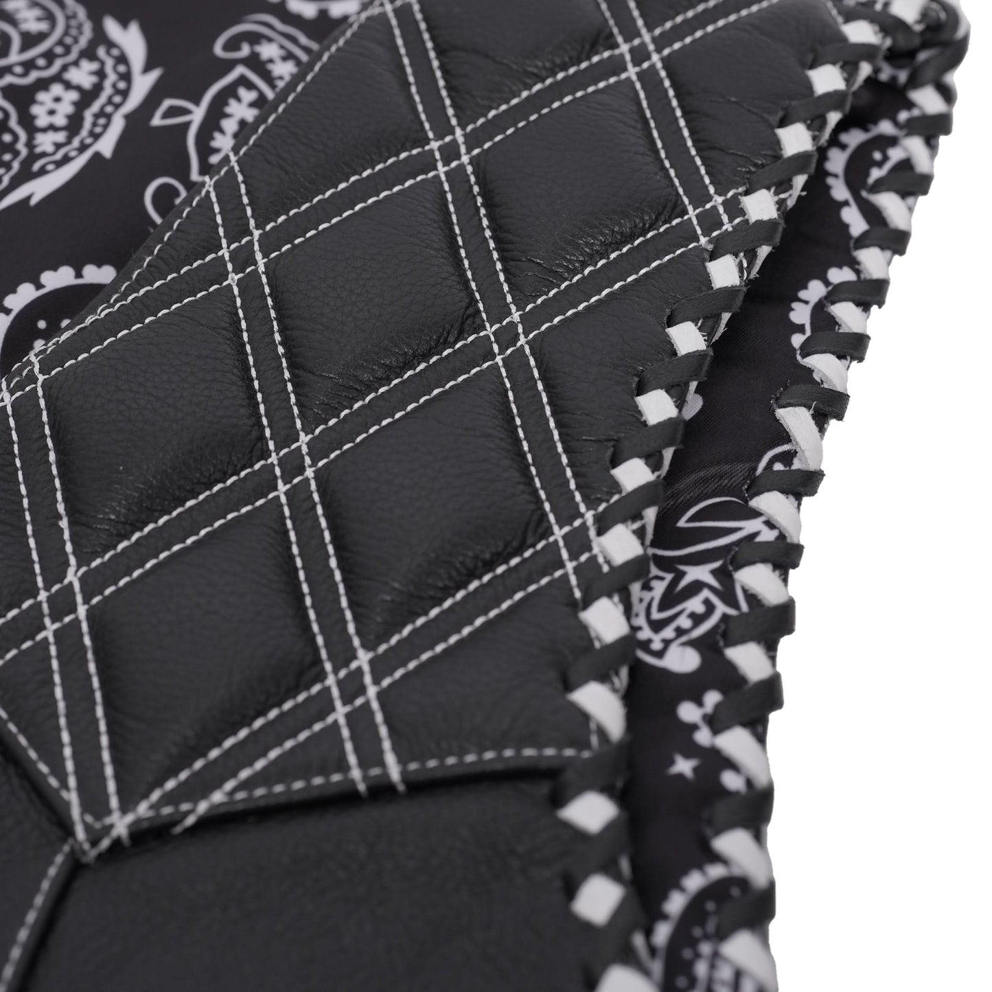 Velrik Mens Leather Motorcycle Vest