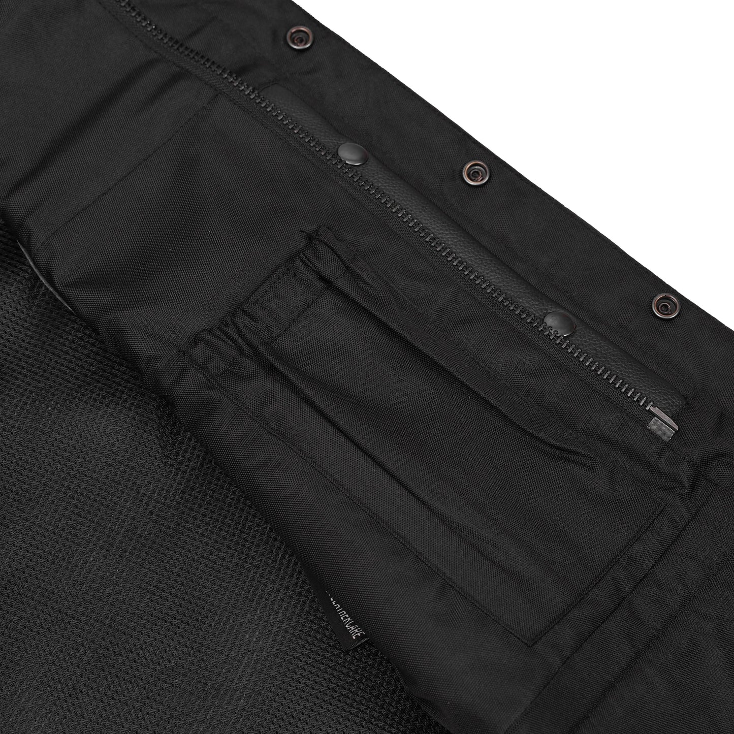 Gravel Ghost Lowcut Mens Leather Motorcycle Vest