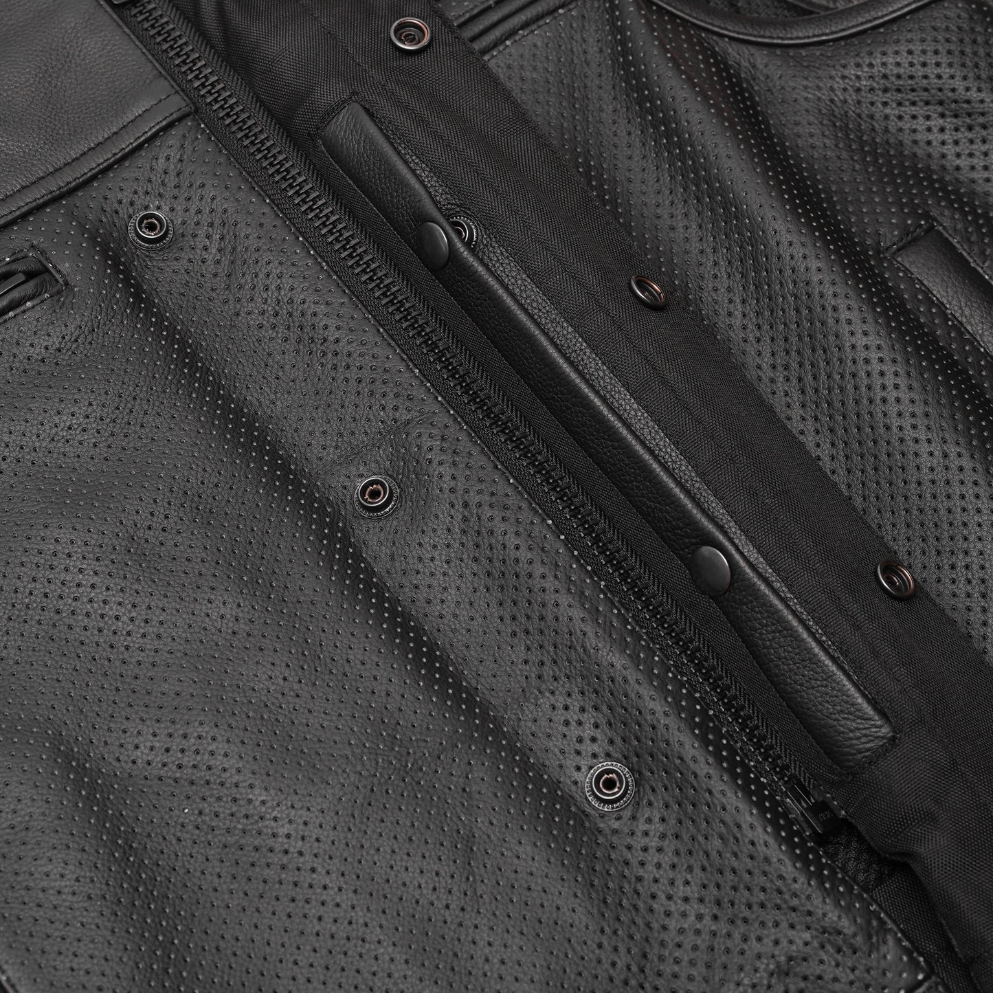 Gravel Ghost Lowcut Mens Leather Motorcycle Vest