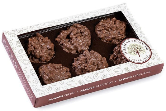CLUSTERS - Milk Chocolate Pecan Clusters - Gift Box