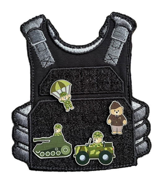 Mini Moral Plate Carrier and Patches