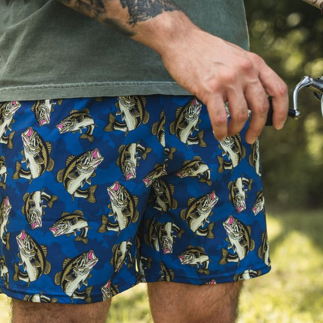 Men's Performance Athletic Shorts | 5.5"- Big Bass Daddy
