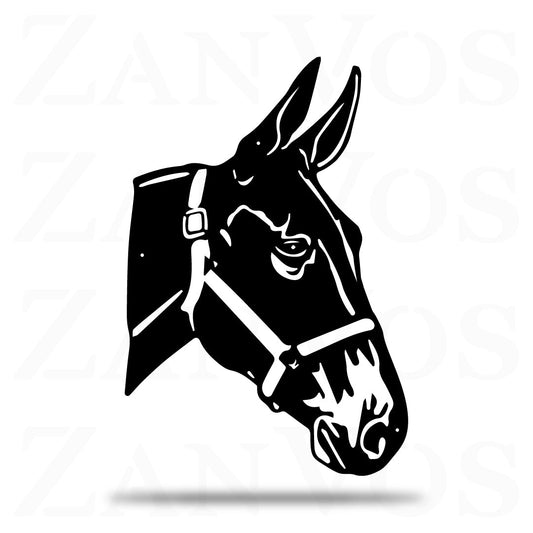 Mule Head Wall Art