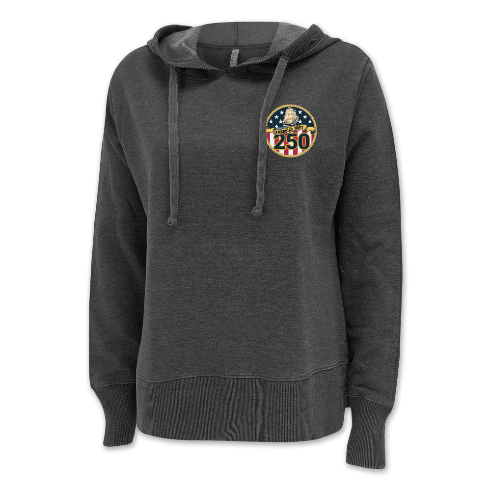 Navy 250th Anniversary Ladies Hood