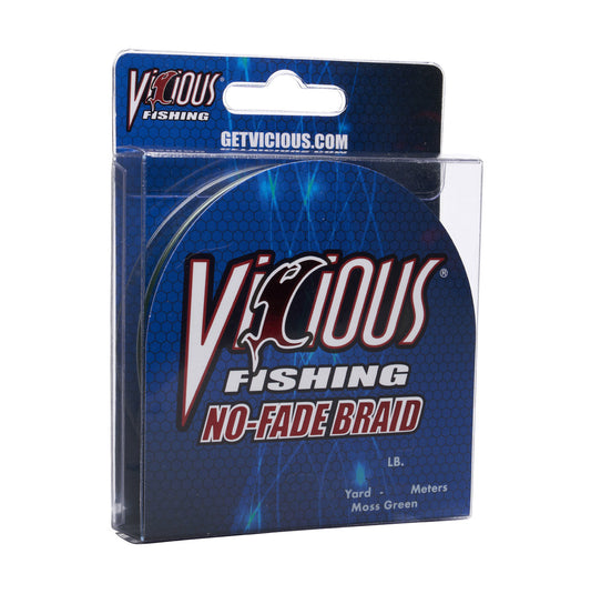Vicious No-Fade Green Braid - 10 Lb Test