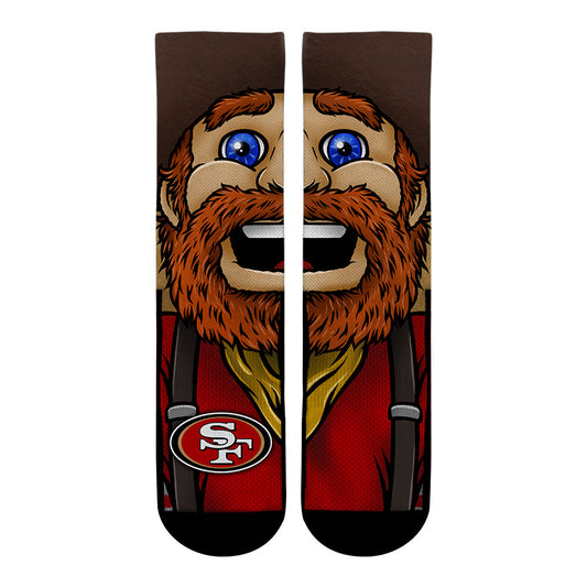 San Francisco 49ers - Split Face Mascot