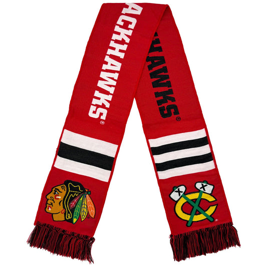 CHICAGO BLACKHAWKS SCARF - Home Jersey HD Woven