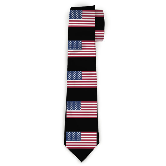 Buckle-Down Necktie - United States Flags