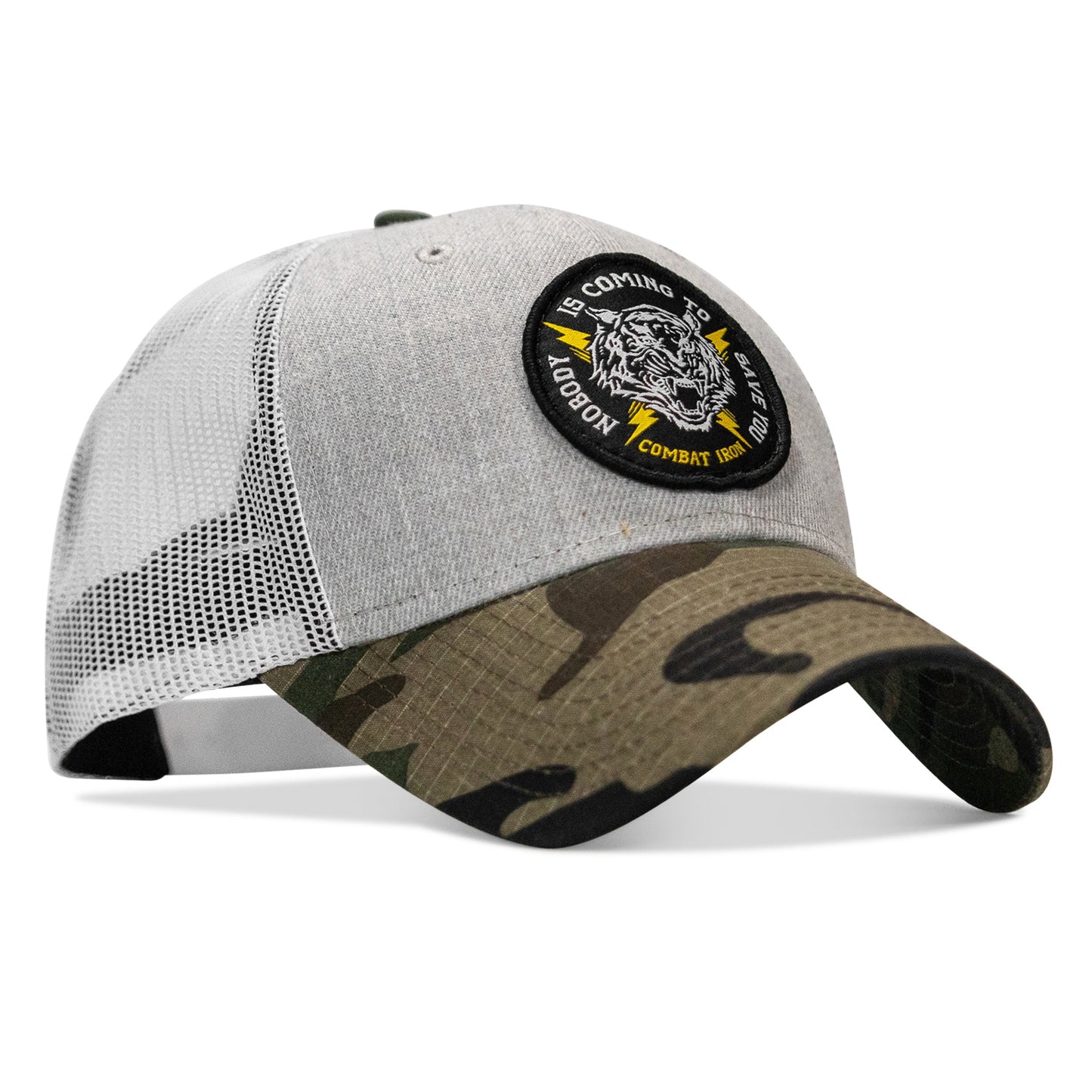 Nobody Is Coming To Save You Patch Original Ripstop Snapback Hat