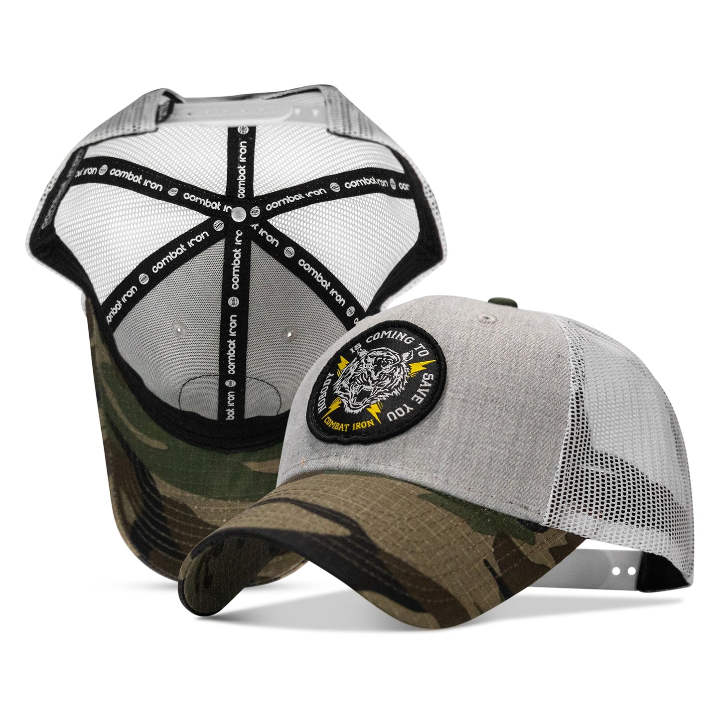 Nobody Is Coming To Save You Patch Original Ripstop Snapback Hat