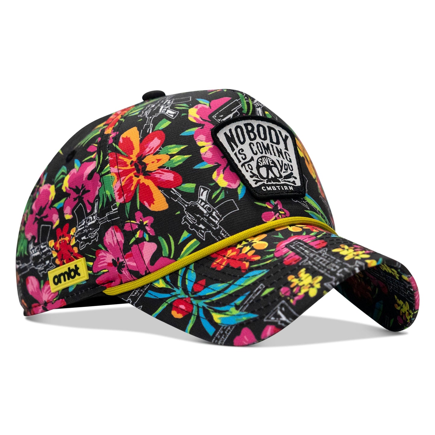 Nobody Is Coming To Save You Skull Patch Waterproof Weekender Snapback