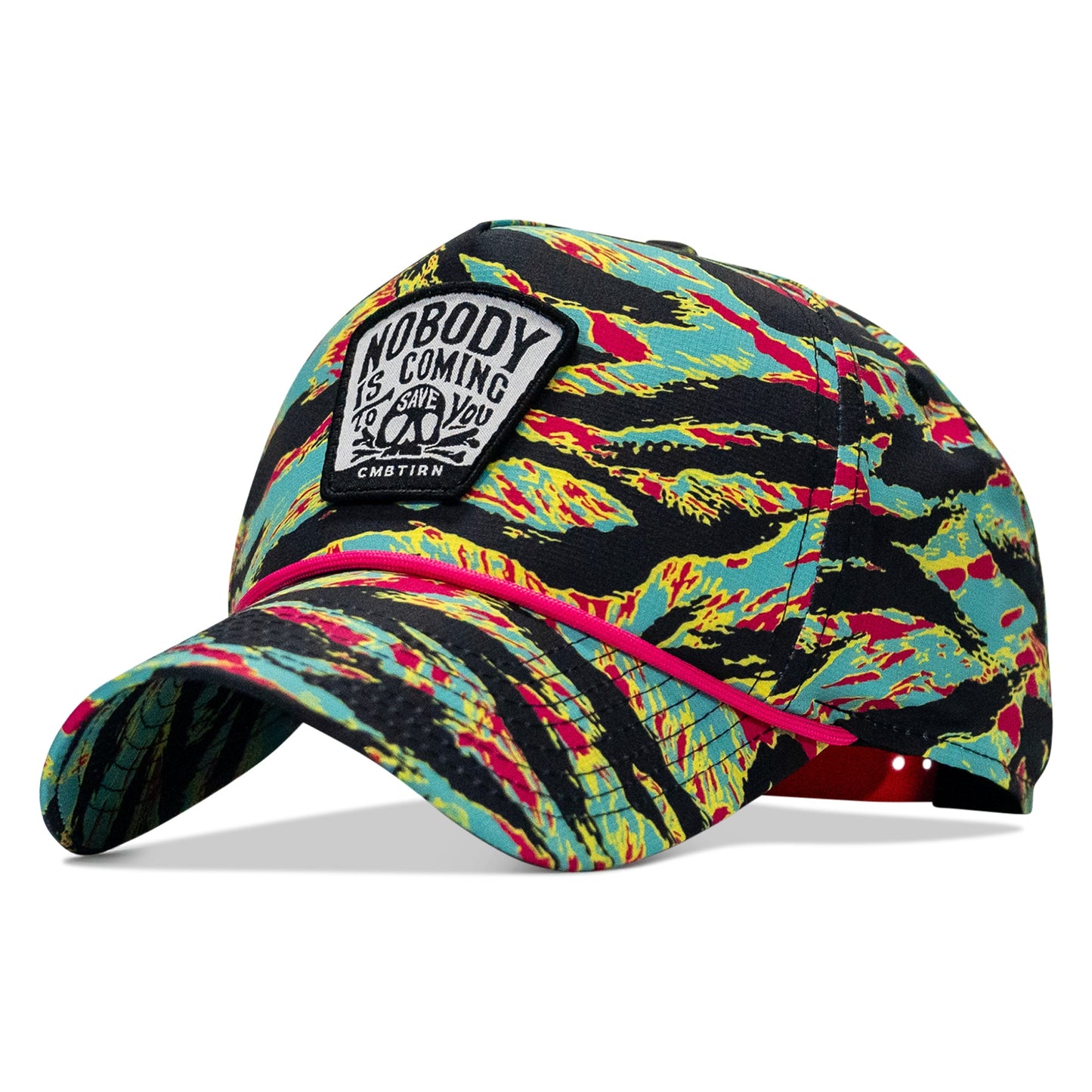 Nobody Is Coming To Save You Skull Patch Waterproof Weekender Snapback