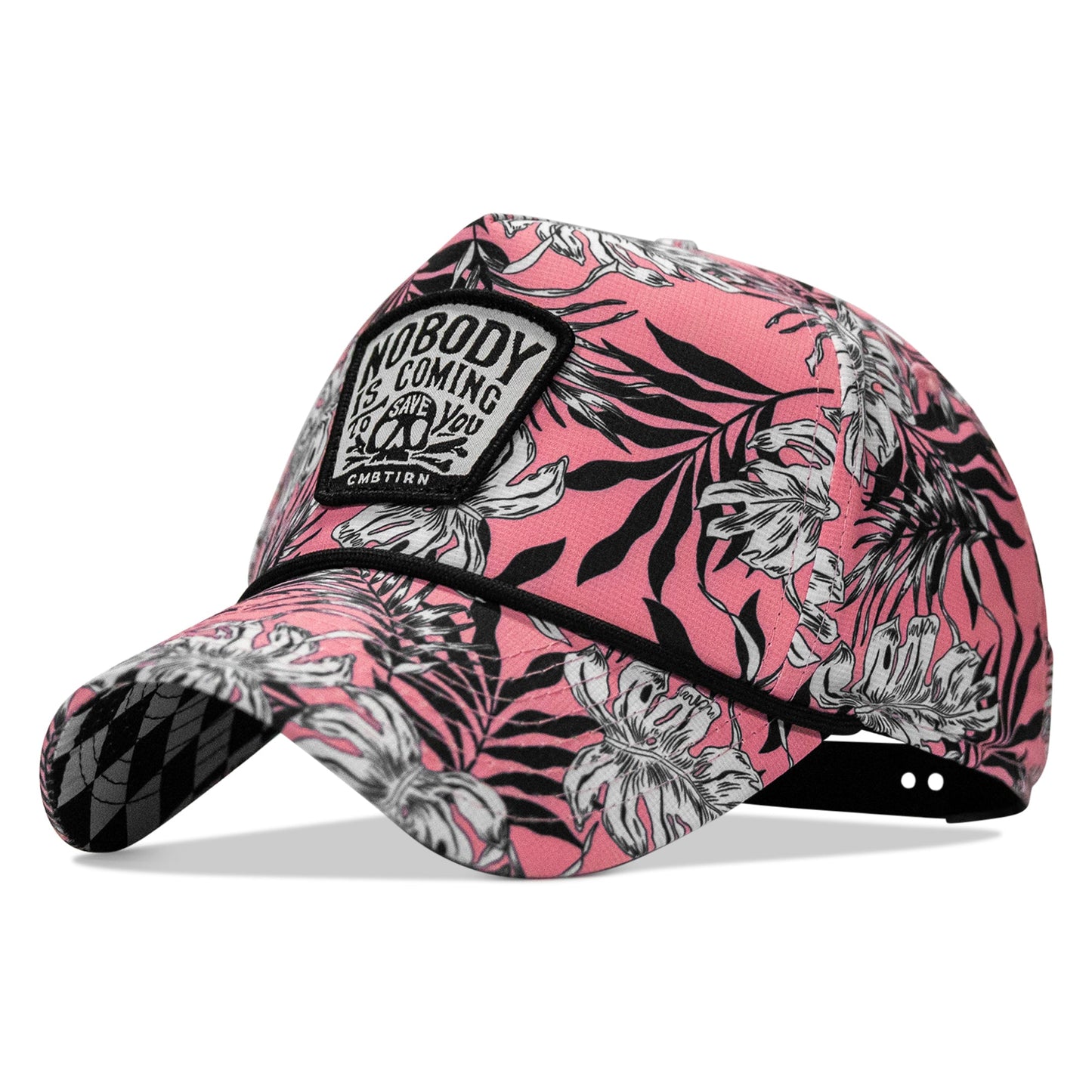 Nobody Is Coming To Save You Skull Patch Waterproof Weekender Snapback