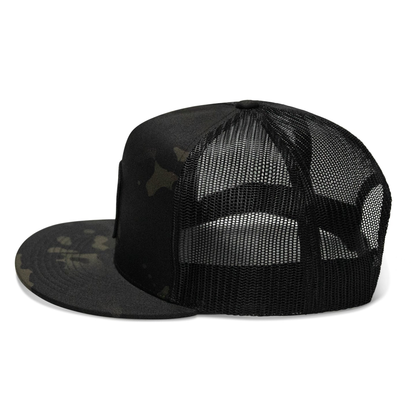 Nobody Is Coming To Save You Skull Patch Flatbill Snapback Hat