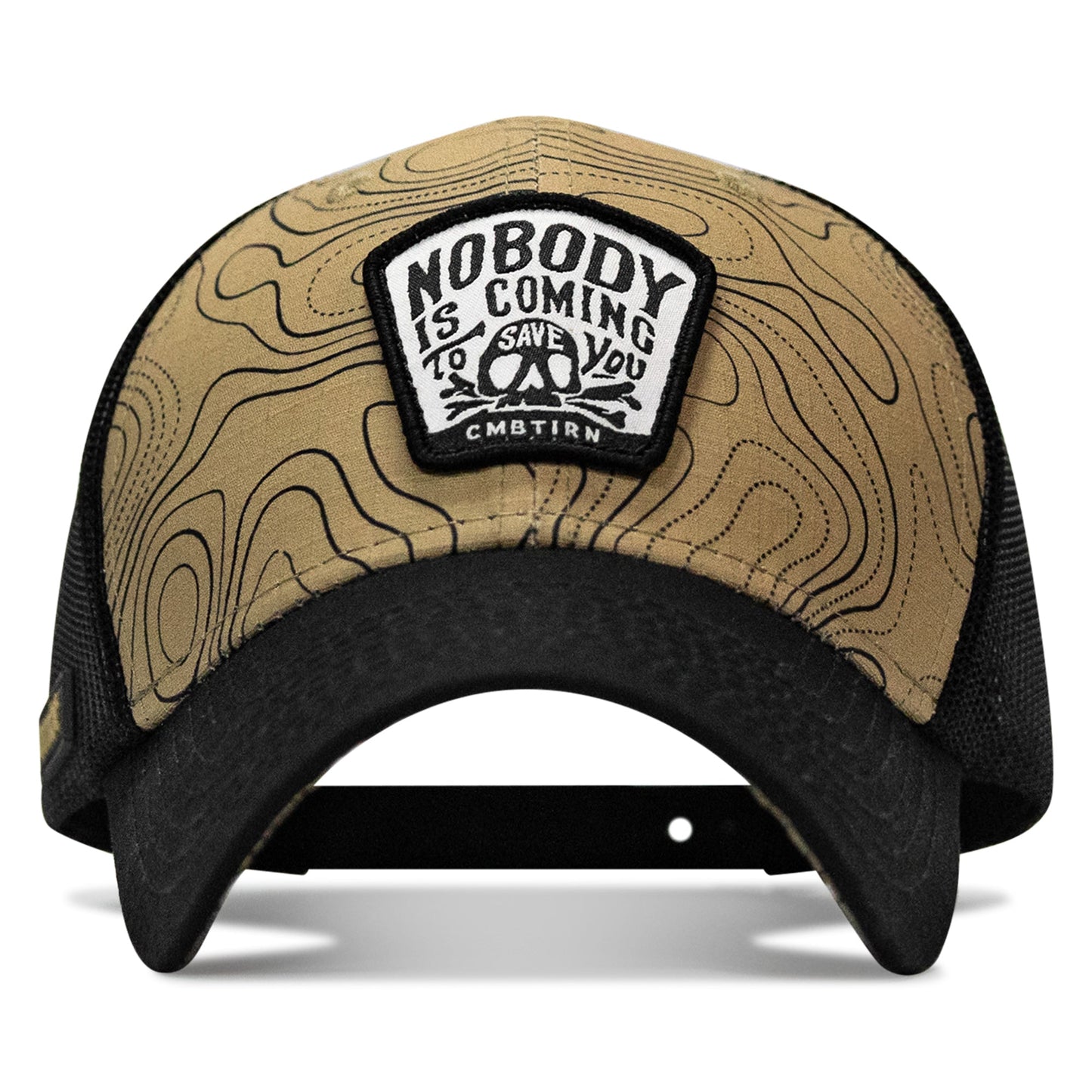 Nobody Is Coming To Save You Skull Patch Original Ripstop Snapback Hat