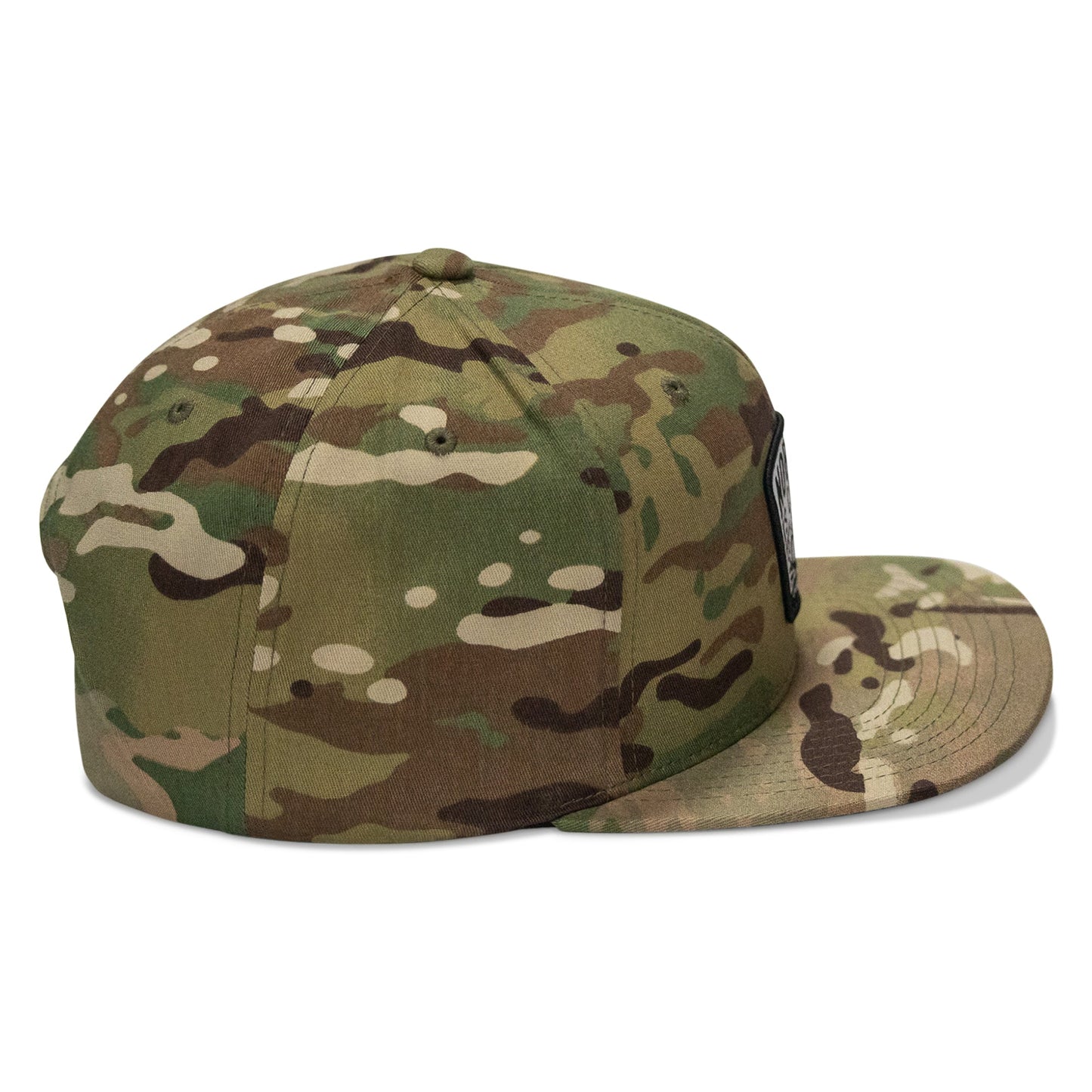 Nobody Is Coming To Save You Skull Patch Flatbill Snapback Hat