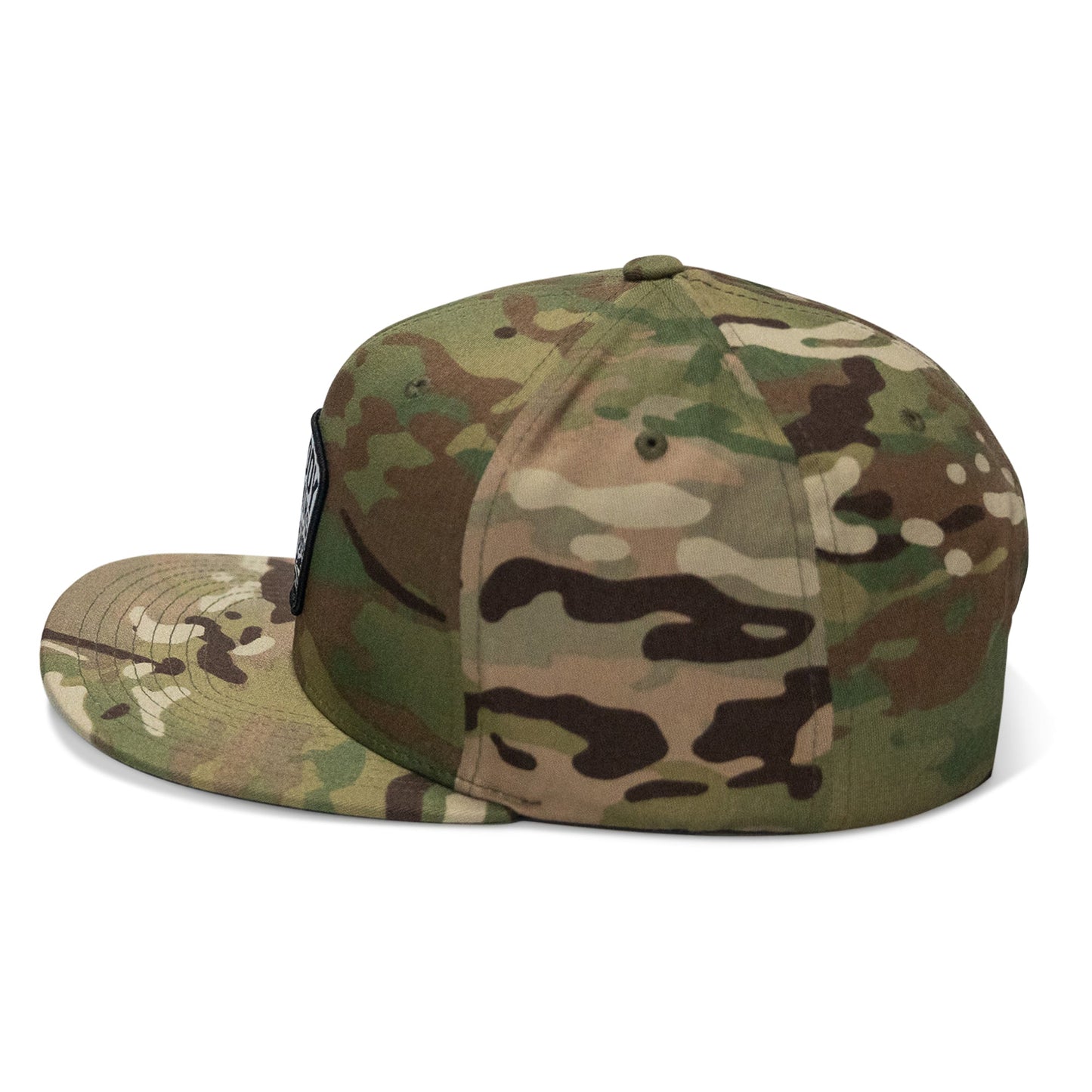 Nobody Is Coming To Save You Skull Patch Flatbill Snapback Hat