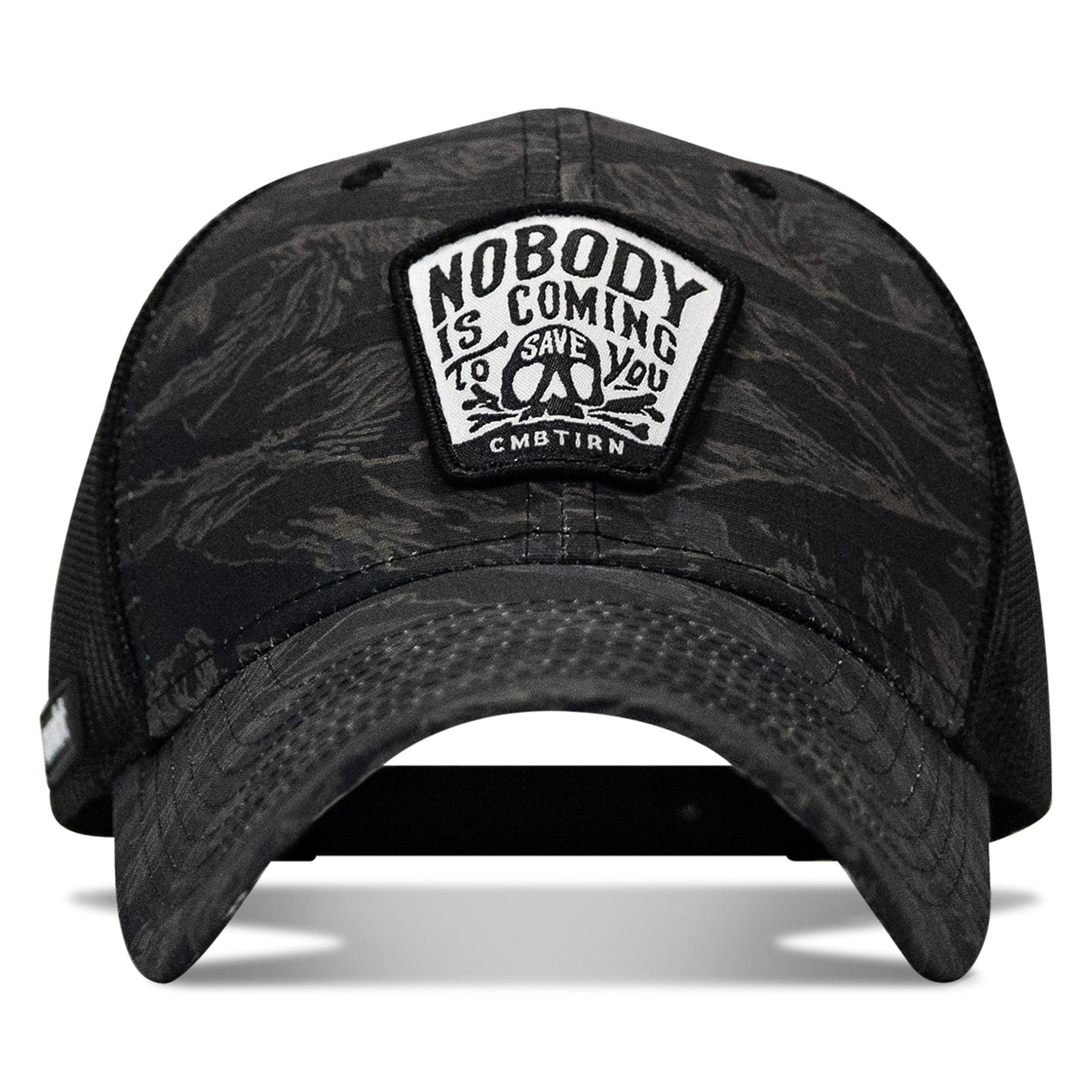 Nobody Is Coming To Save You Skull Patch Original Ripstop Snapback Hat