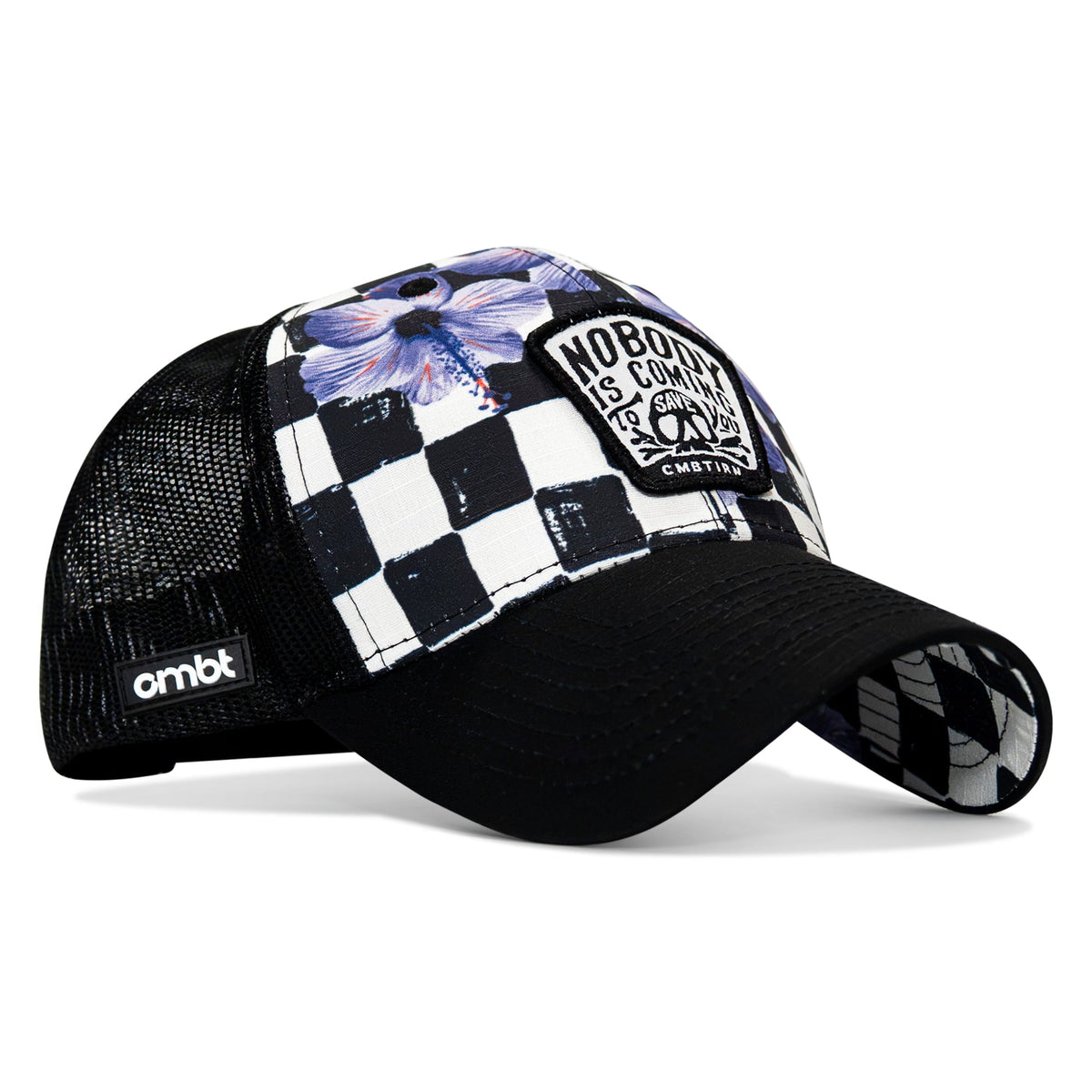 Nobody Is Coming To Save You Skull Patch Original Ripstop Snapback Hat