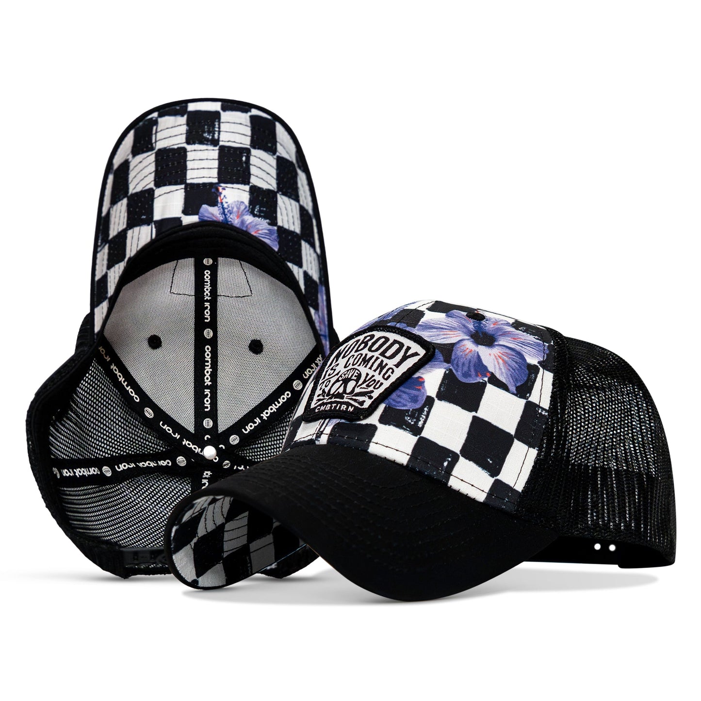 Nobody Is Coming To Save You Skull Patch Original Ripstop Snapback Hat