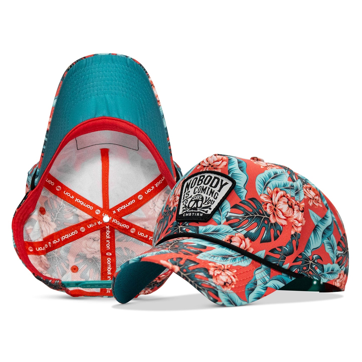 Nobody Is Coming To Save You Skull Patch Waterproof Weekender Snapback