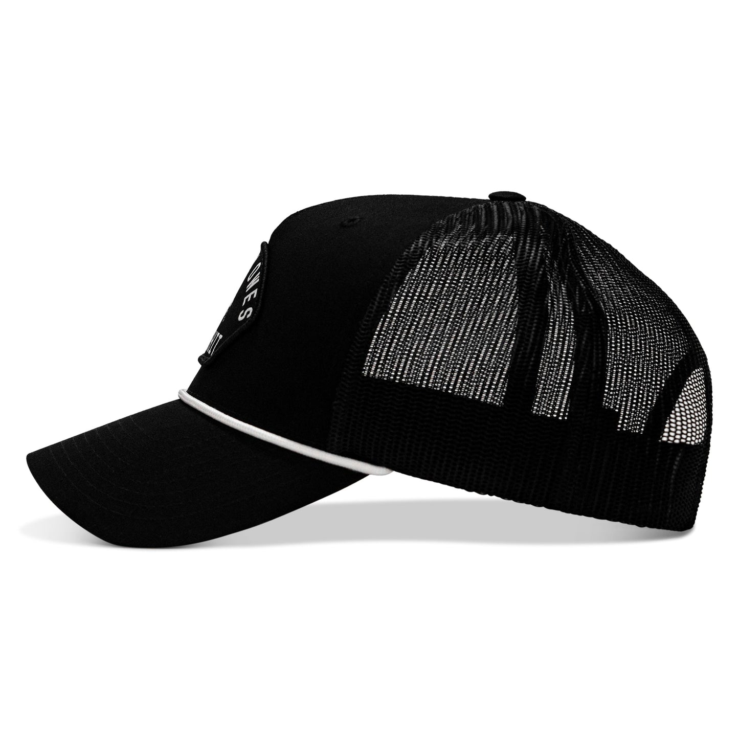 Nobody Owes You Shit Skull Arched Patch Rope Snapback