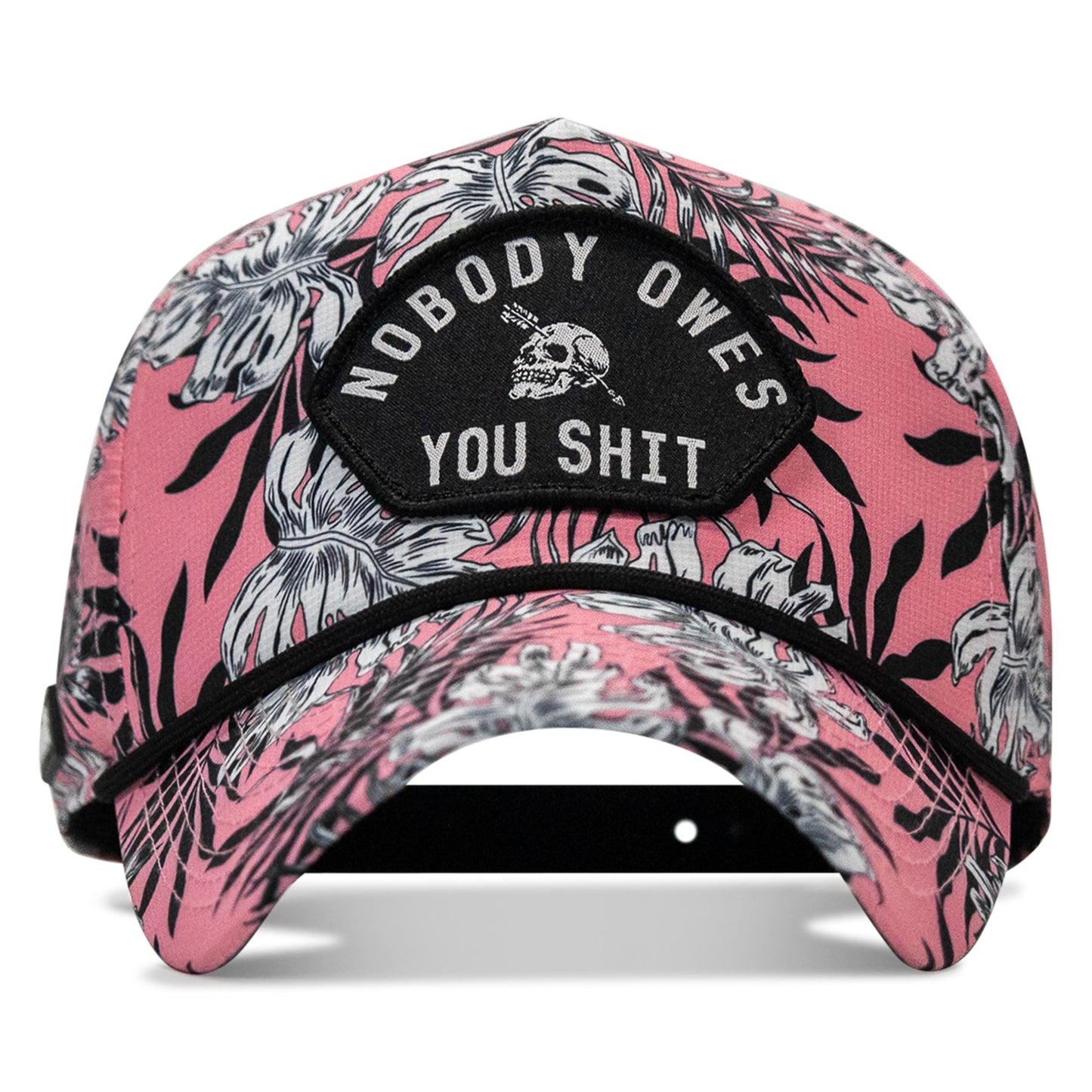 Nobody Owes You Shit Arched Patch Waterproof Weekender Snapback
