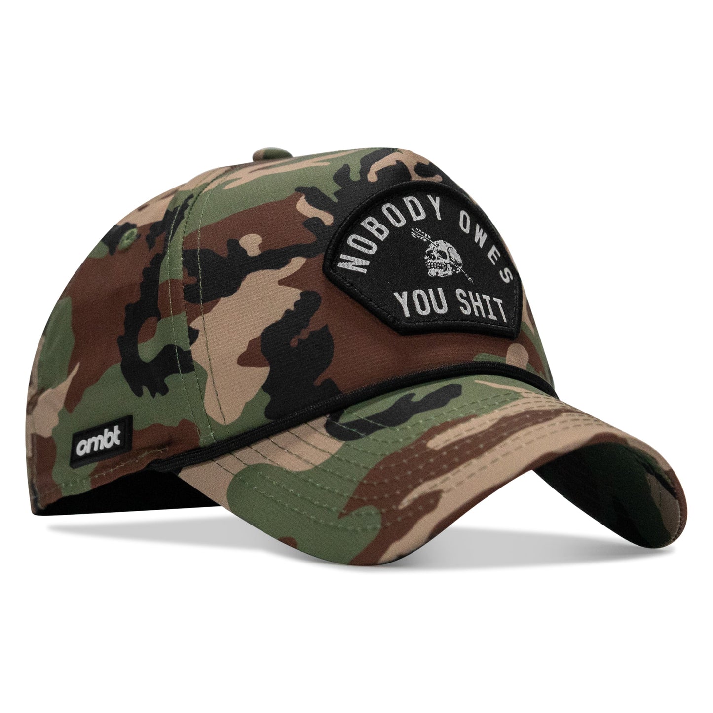 Nobody Owes You Shit Arched Patch Waterproof Weekender Snapback