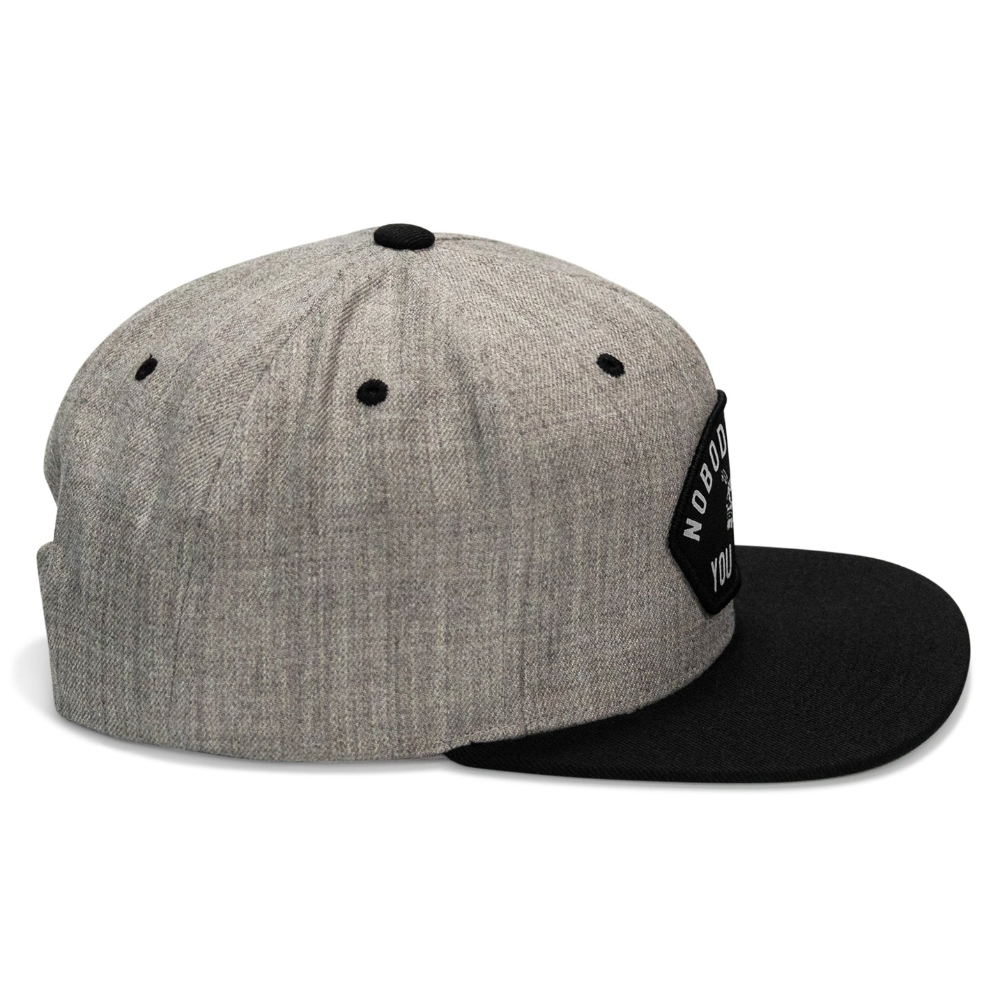Nobody Owes You Shit Arched Patch Flatbill SnapBack Hat