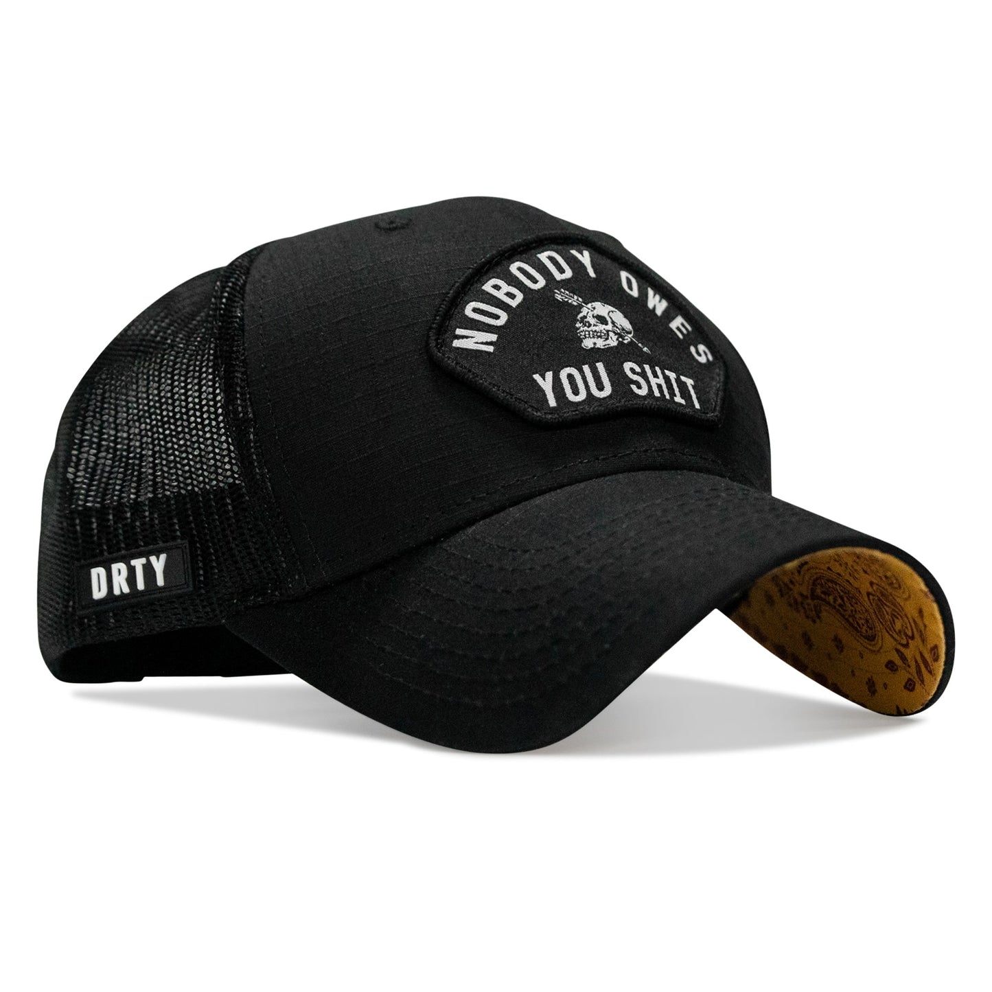 Nobody Owes You Shit Patch Original Ripstop Snapback Hat