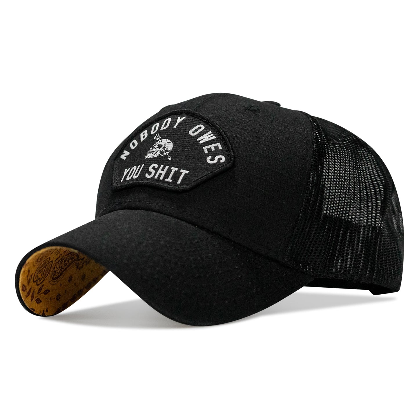 Nobody Owes You Shit Patch Original Ripstop Snapback Hat