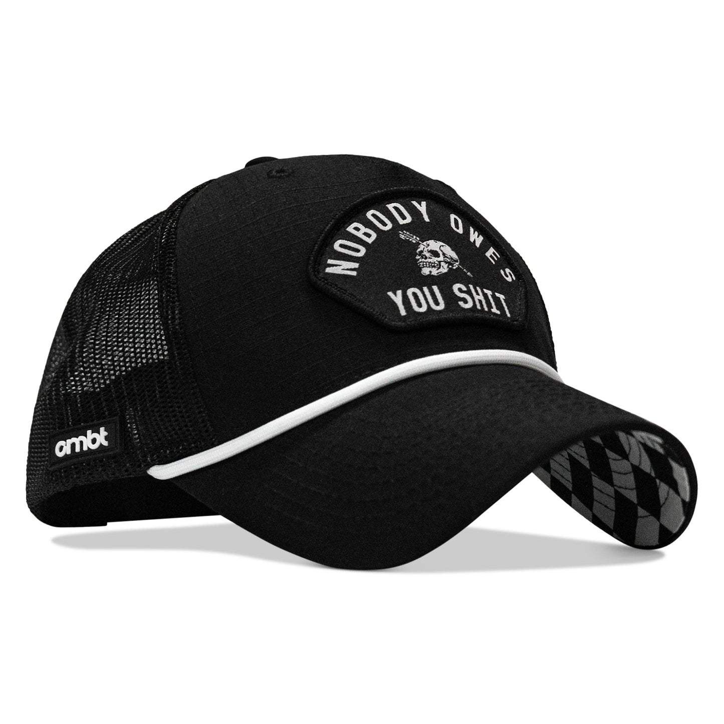 Nobody Owes You Shit Patch Rope Snapback Hat