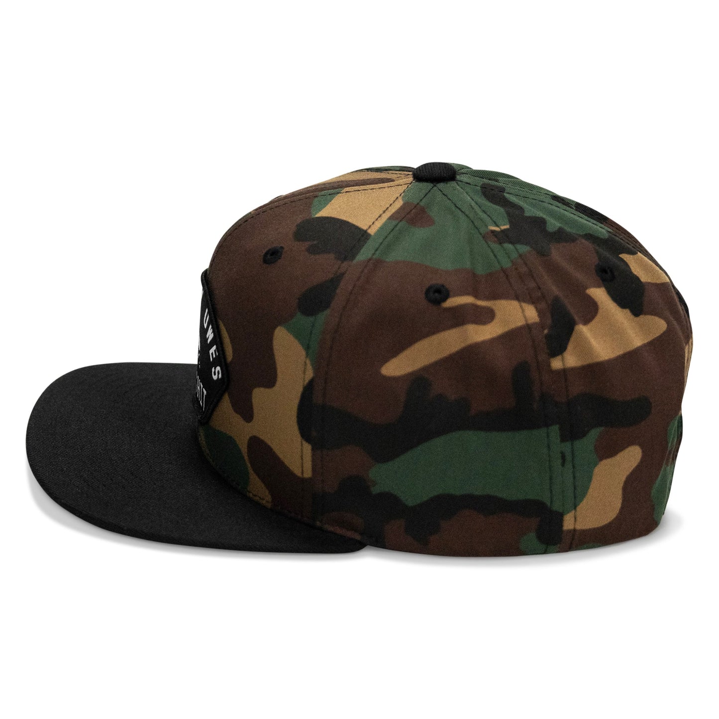 Nobody Owes You Shit Arched Patch Flatbill SnapBack Hat
