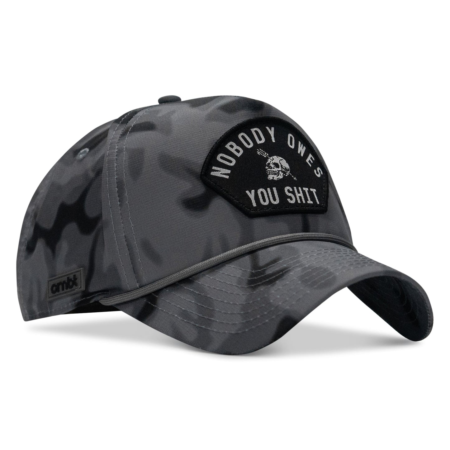 Nobody Owes You Shit Arched Patch Waterproof Weekender Snapback